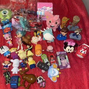 Huge Lot Of 40+ Mixed Bottom Of The Toy Box Random Toys Mixed Paws Disney Fisher